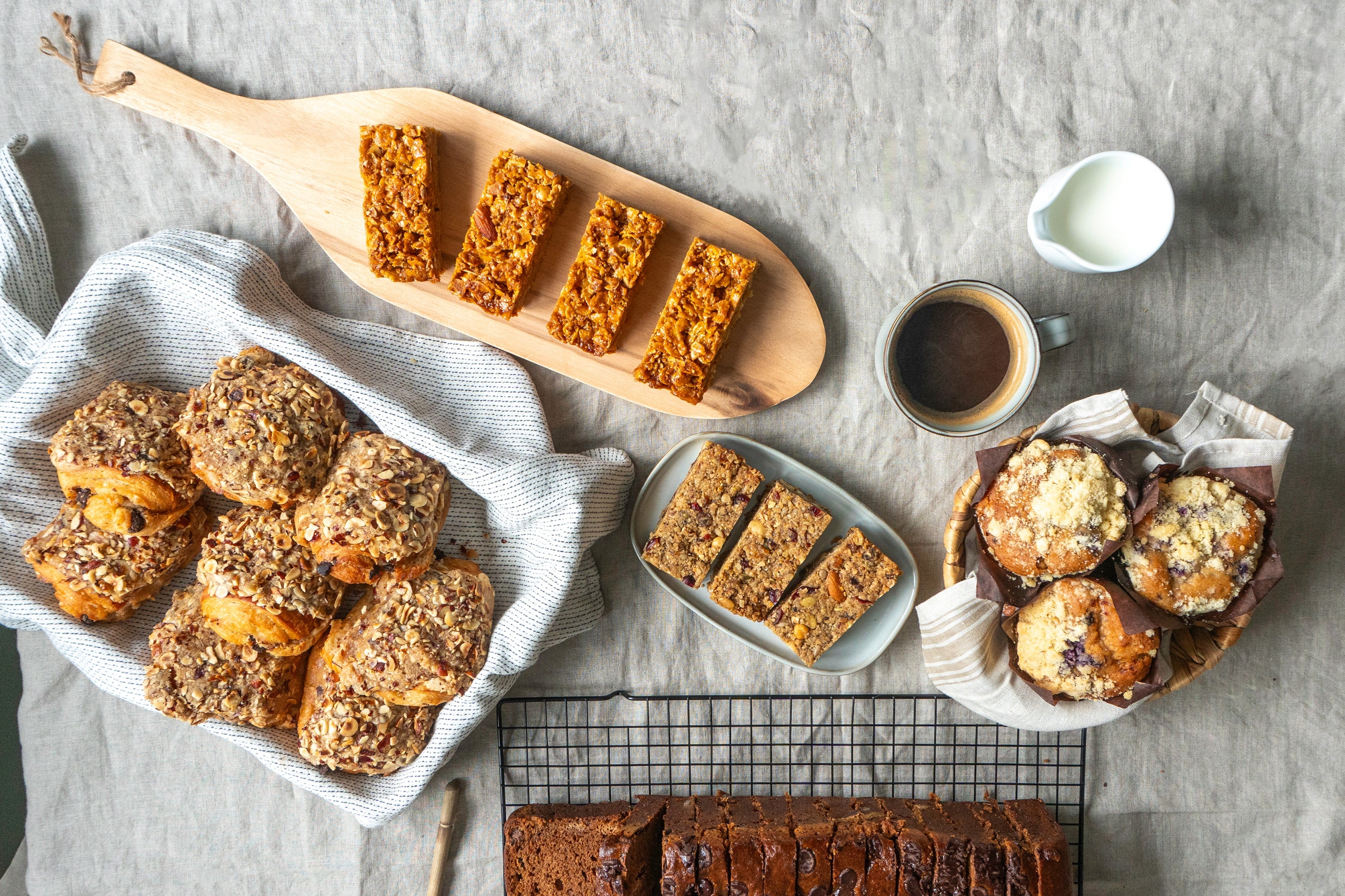 Wholesale Breakfast Pastries, Bars and Loafs