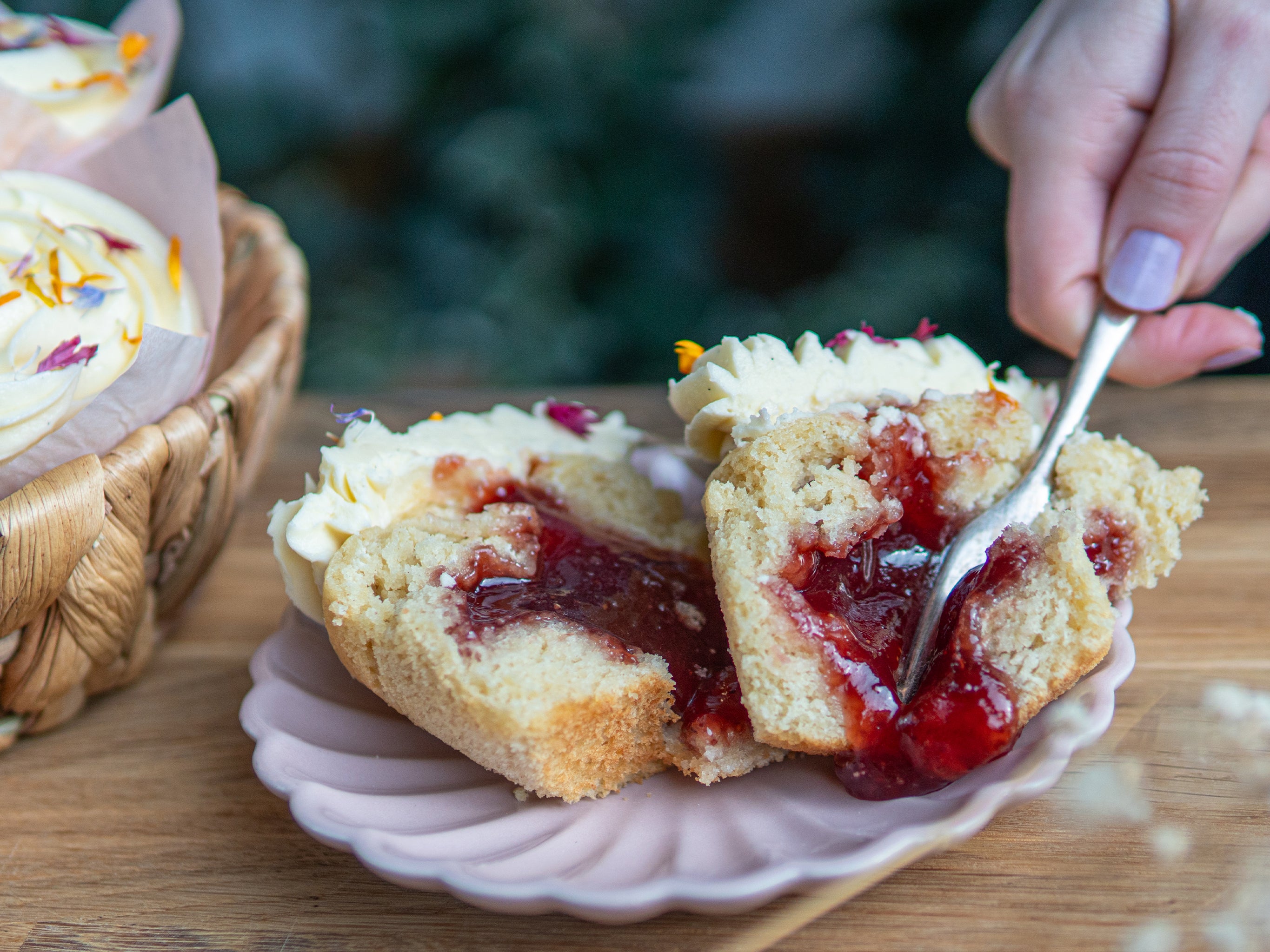 Tuck into one of our Small Batch Afternoon tea Muffins