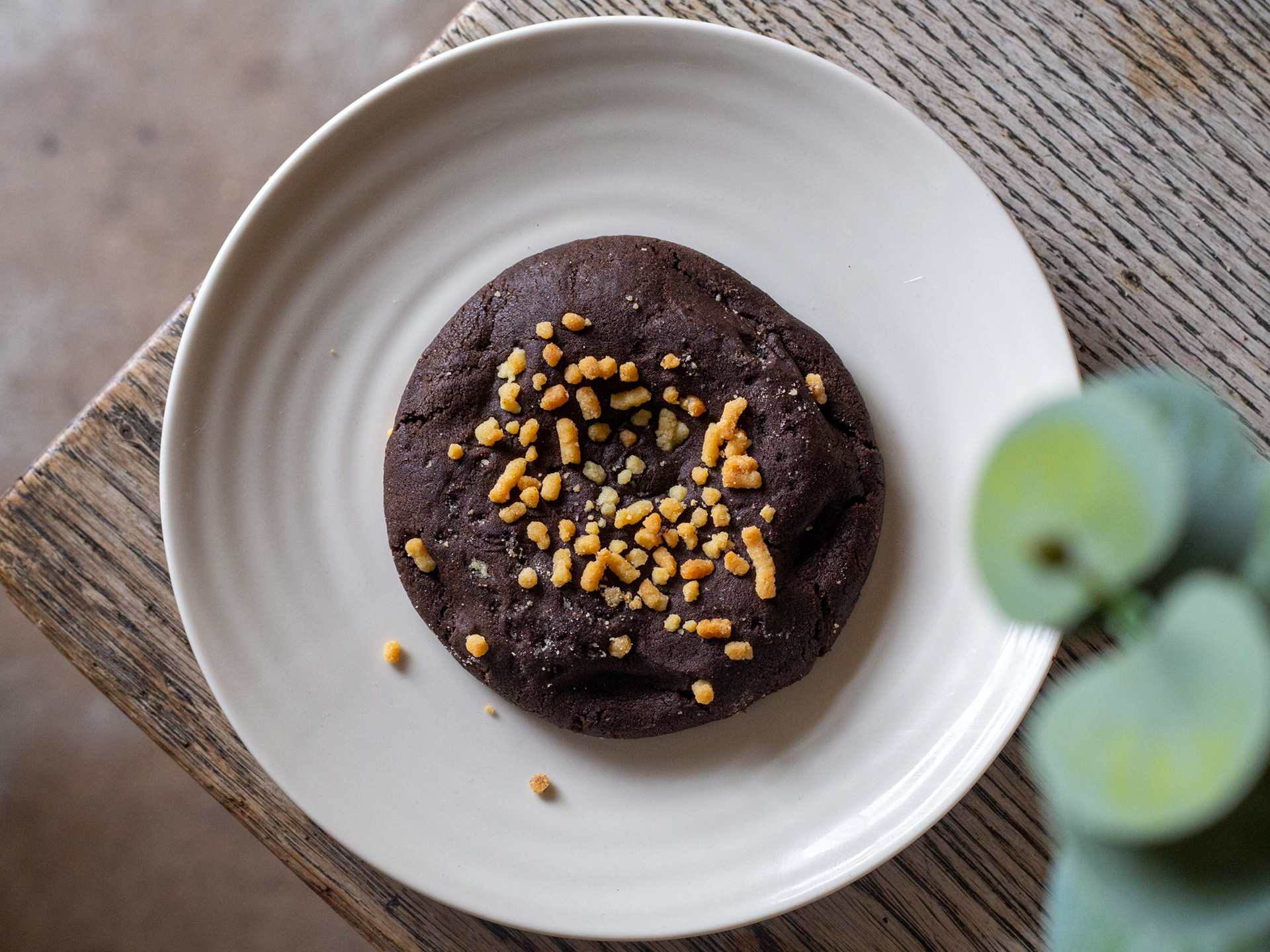 A chocolate Billionaire's cookie from Cakesmiths
