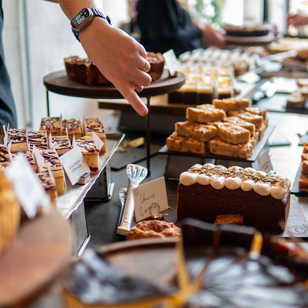 A selection of our products on show at one of our Cakefest events