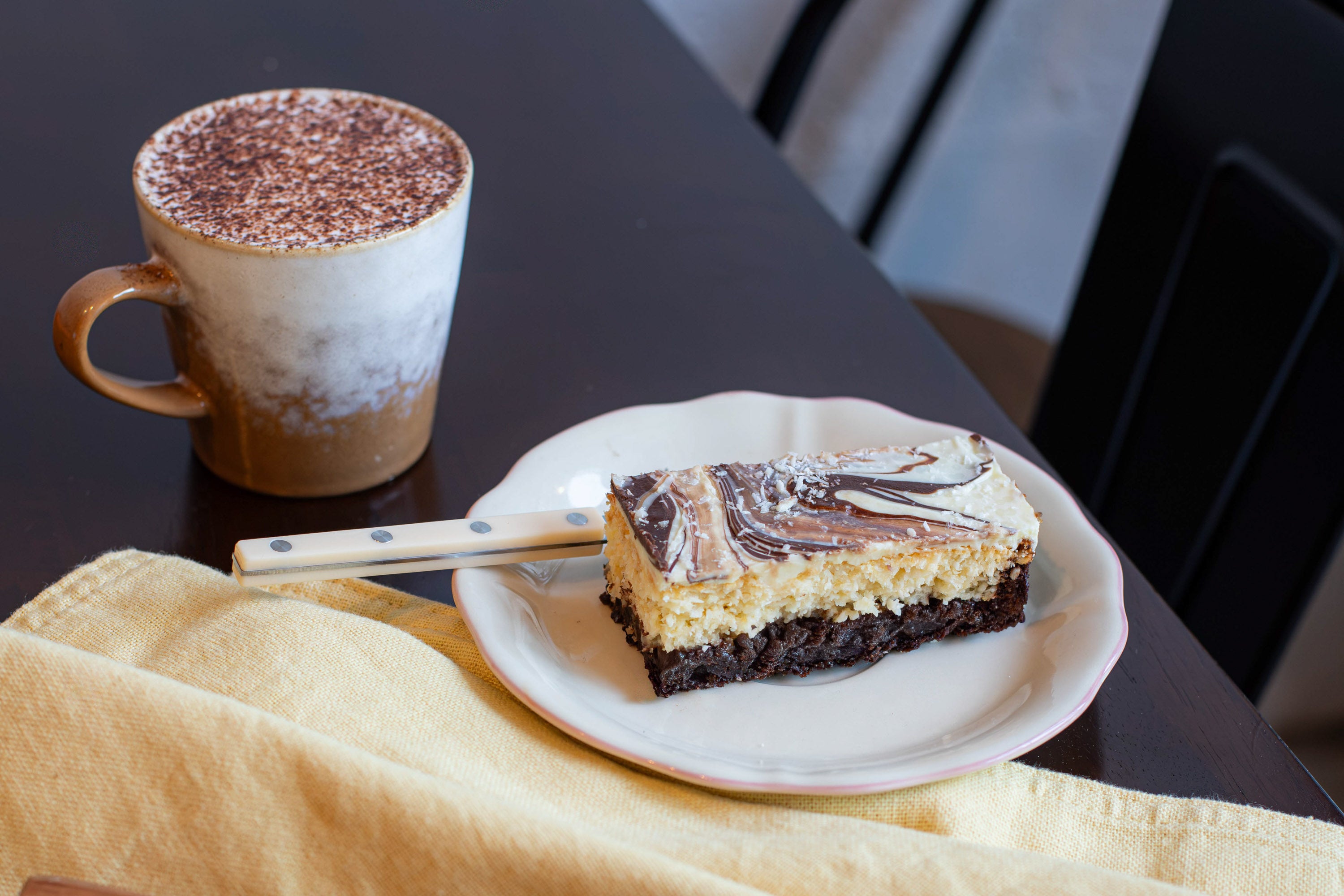 Coconut Cream Brownie