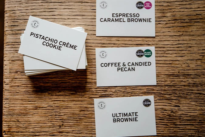 Product Display Cards - Cocoa