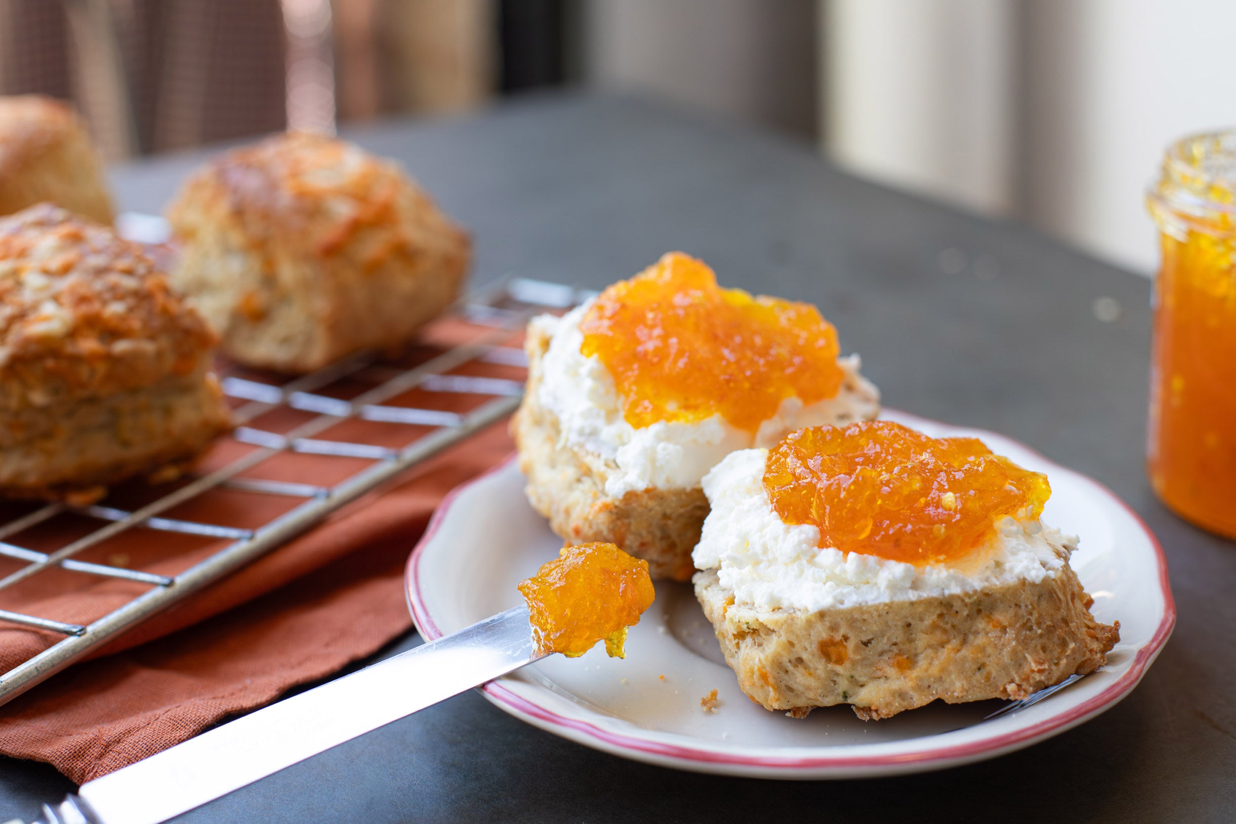 Mature Cheddar & Chive Scones
