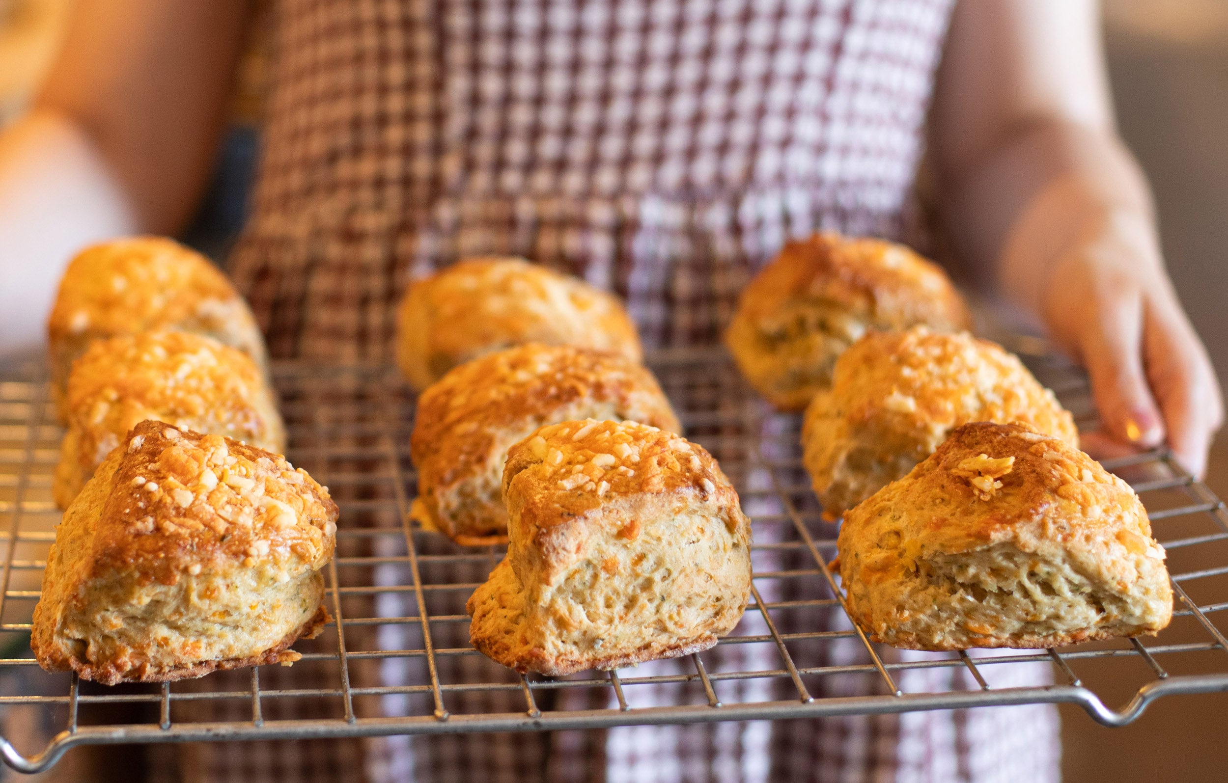 Mature Cheddar & Chive Scones