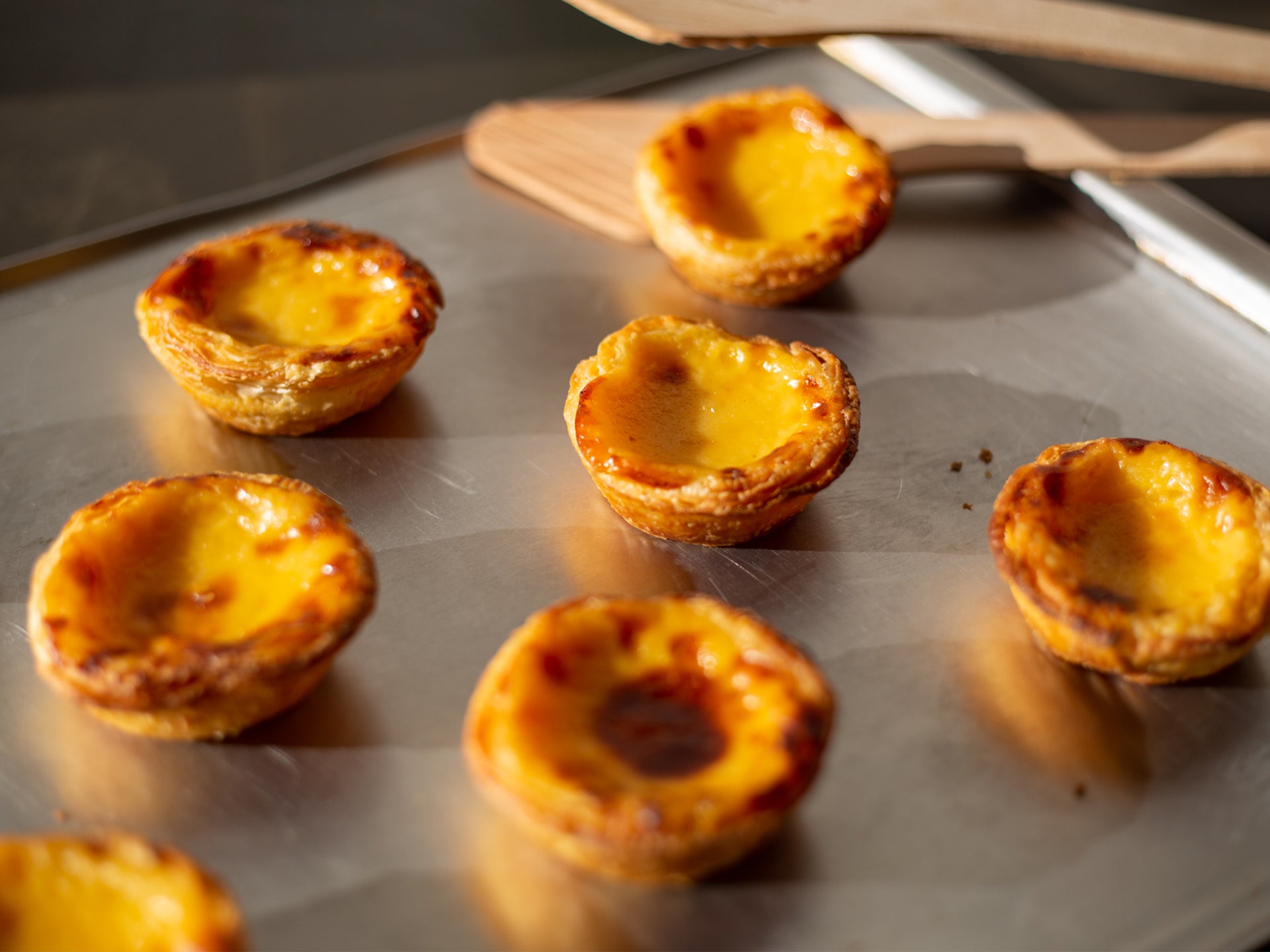 A tray of Pastel De Nata