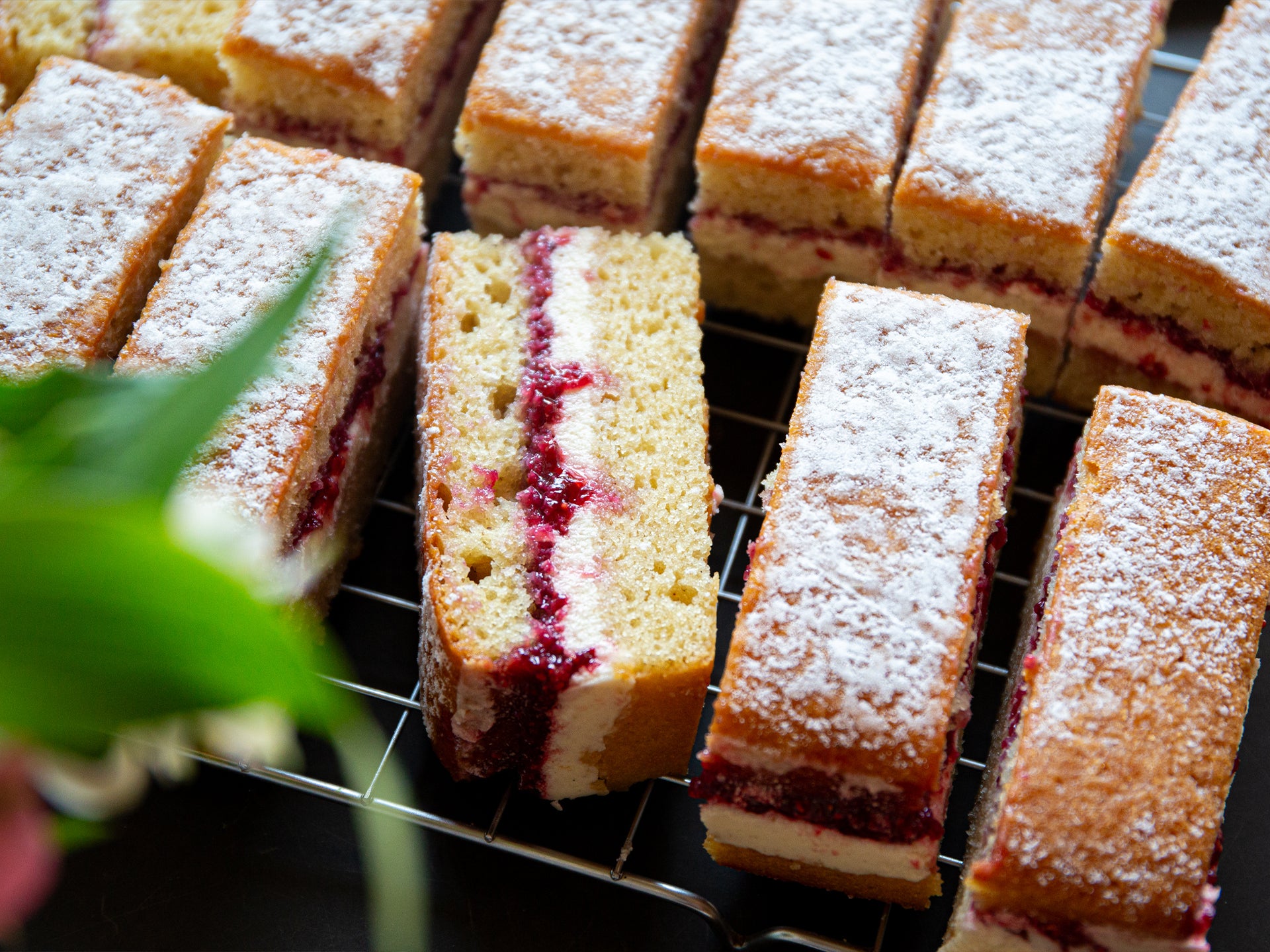 Queen Victoria Sponge cake with raspberry filling