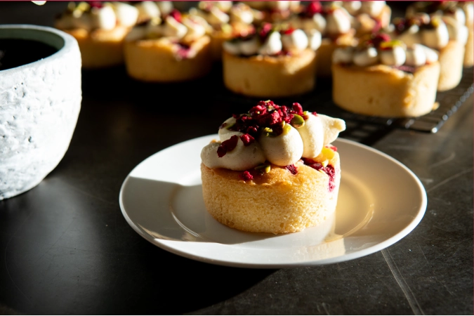 White Chocolate & Raspberry Friand
