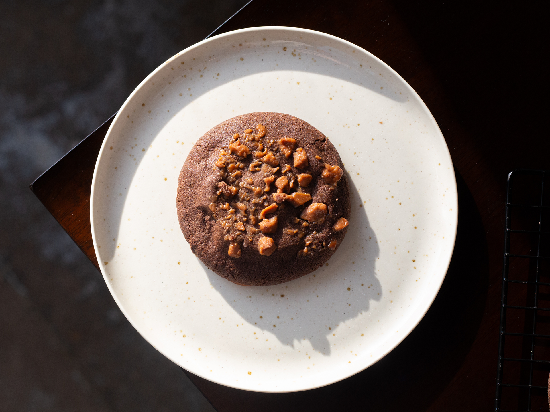 Salted Caramel Chocolate Fudge Cookie