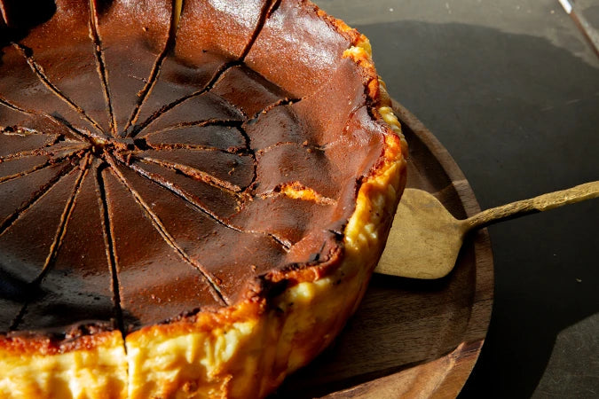Burnt Basque Cheesecake (Sliced)