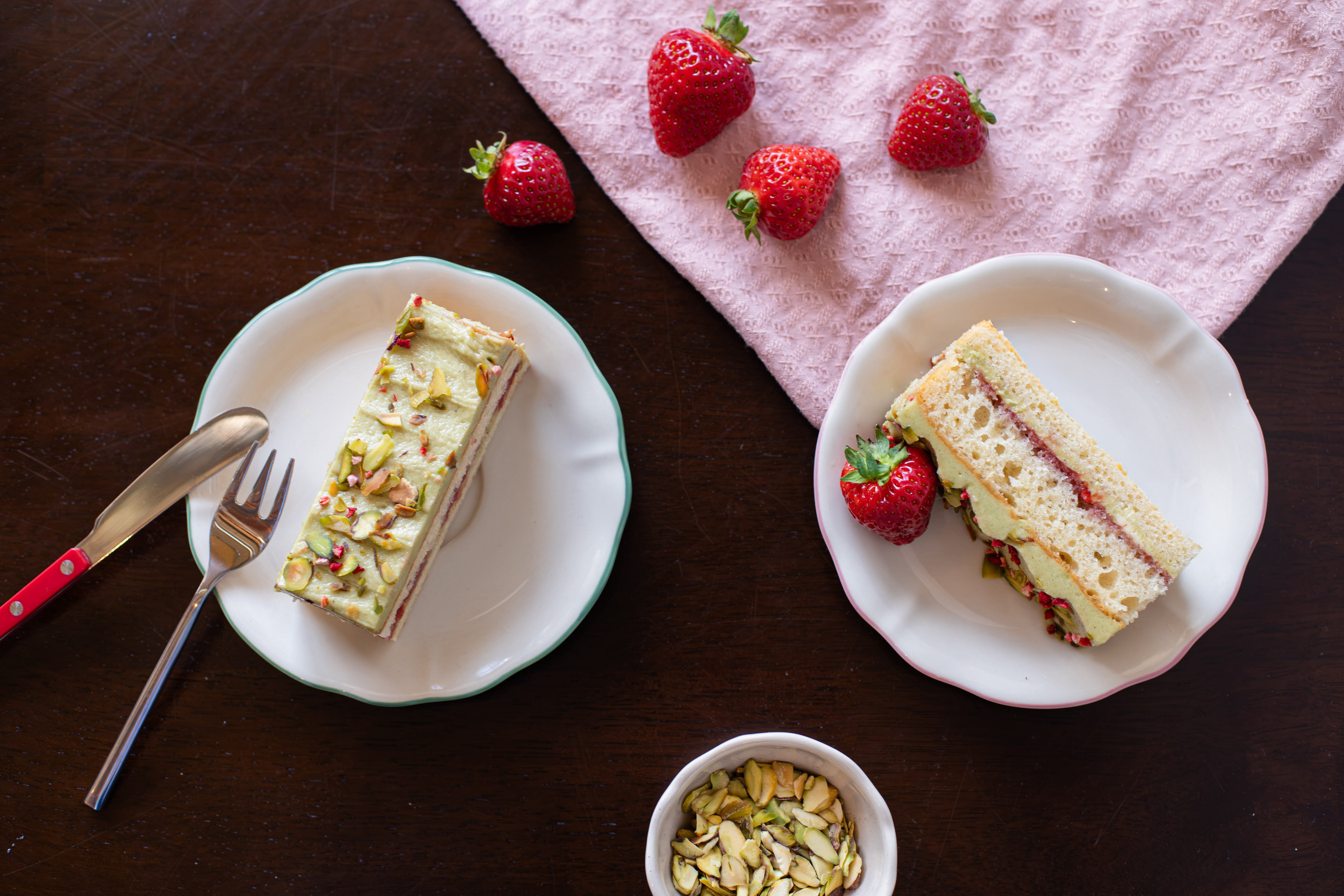 Strawberry & Pistachio