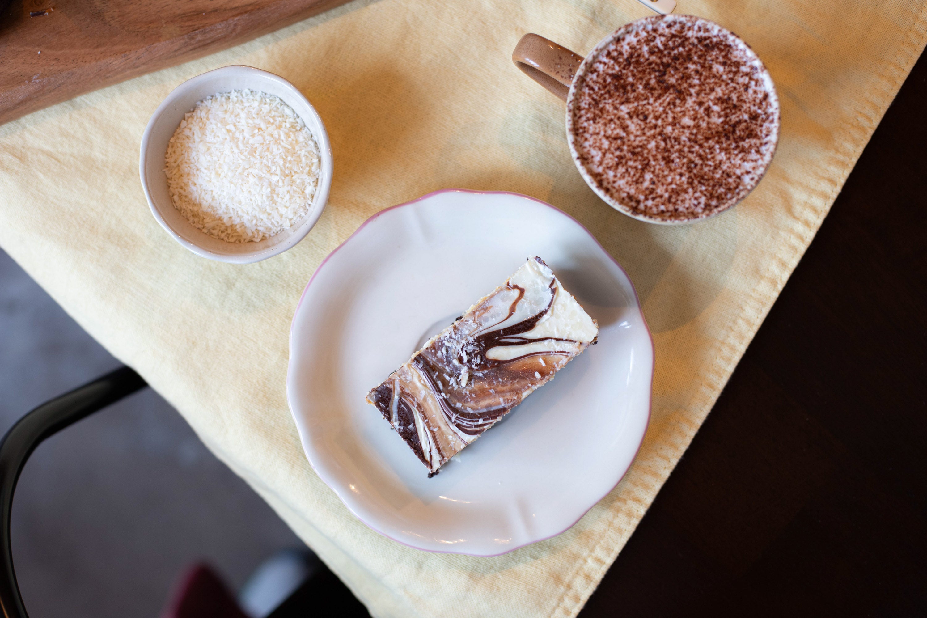 Coconut Cream Brownie