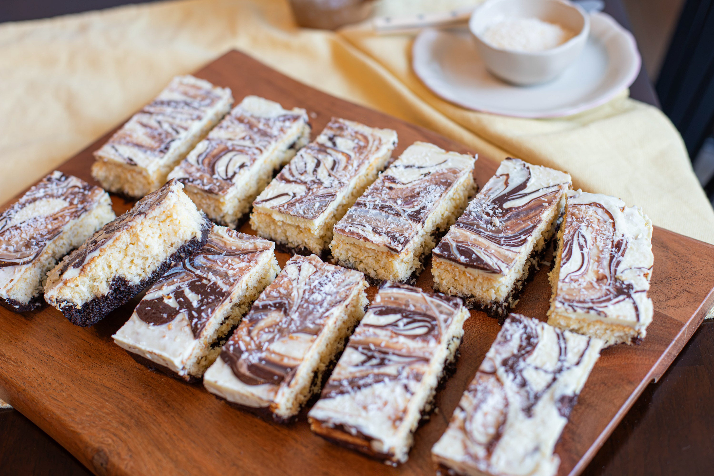 Coconut Cream Brownie