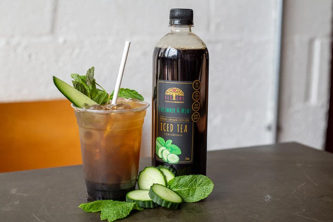 Alchemy Iced Tea Cucumber & Mint Concentrate - Sold by Cakesmiths
