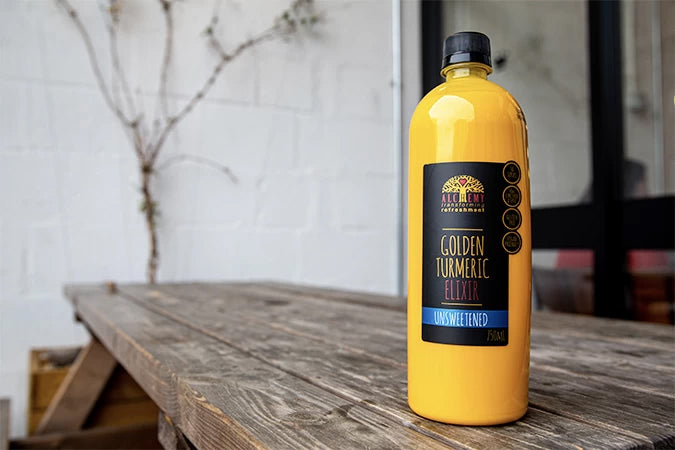 Alchemy Turmeric Elixir Unsweetened - Sold by Cakesmiths