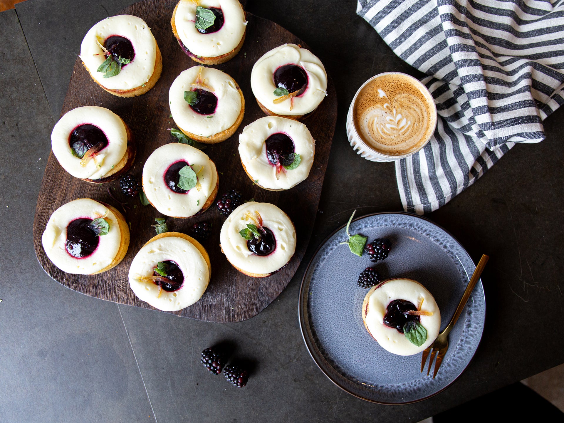 Our Small Batch Blackberry & Yuzu Friands