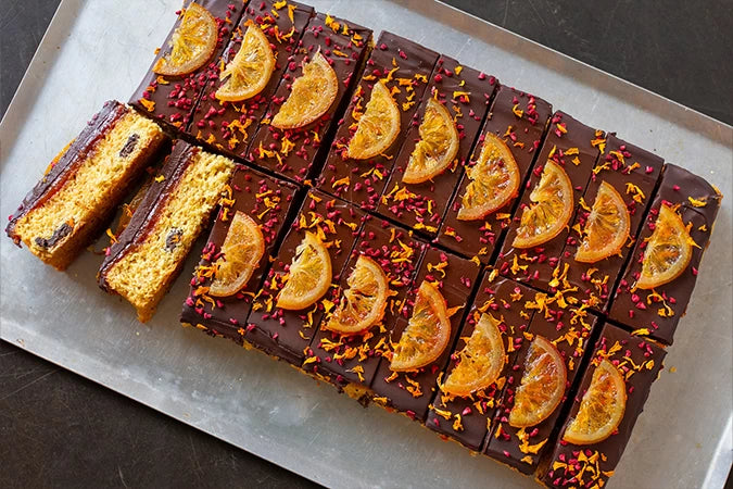 Blood Orange Jaffa Cake