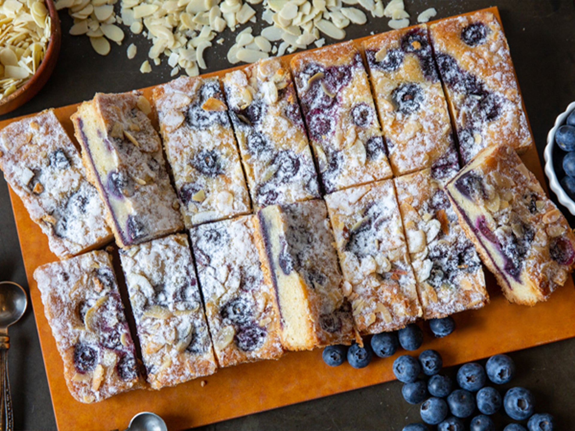 Wholesale Vegan Blueberry Bakewell Traybake