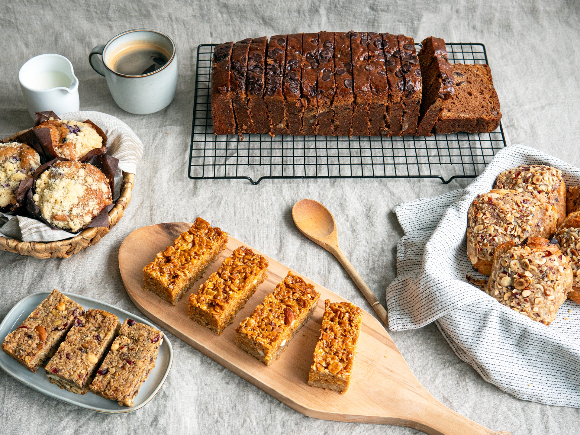 Our breakfast bundle full of grab and go options for your cafe