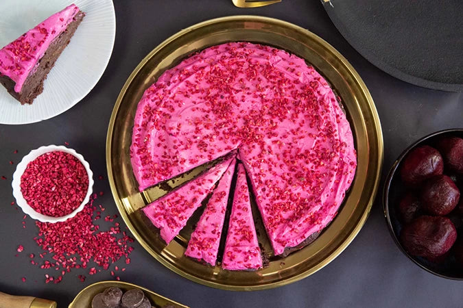 Chocolate, Beetroot & Raspberry Torte 