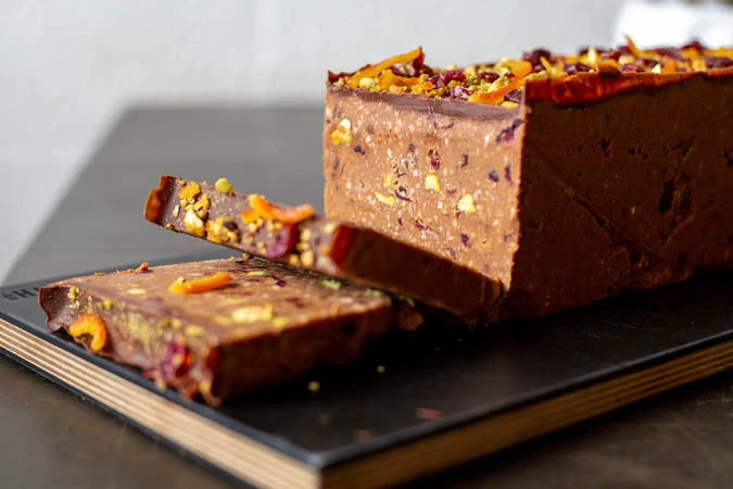 Orange, Pistachio & Cranberry Tiffin