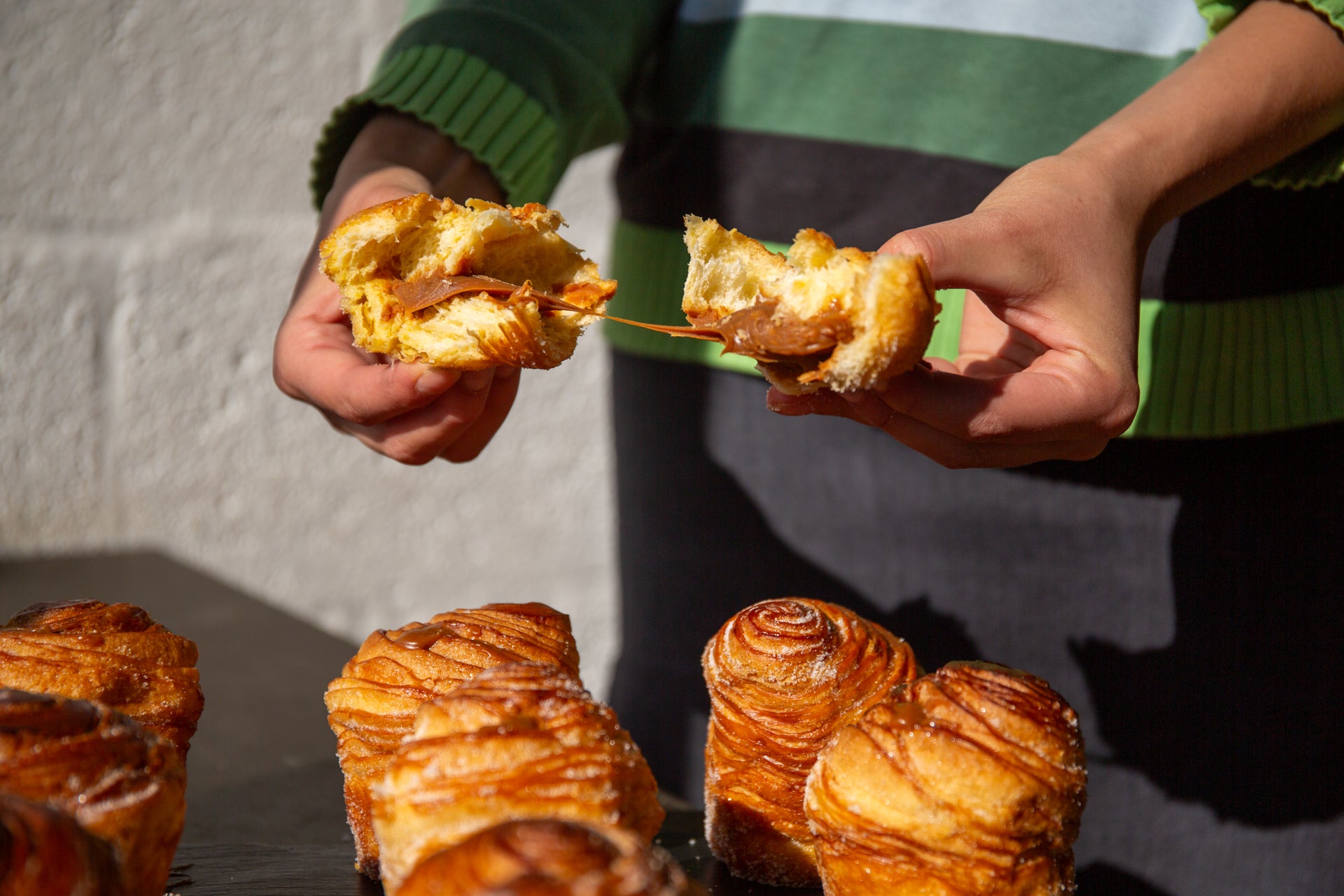 Order Wholesale cruffins with a caramel filling from Cakesmiths