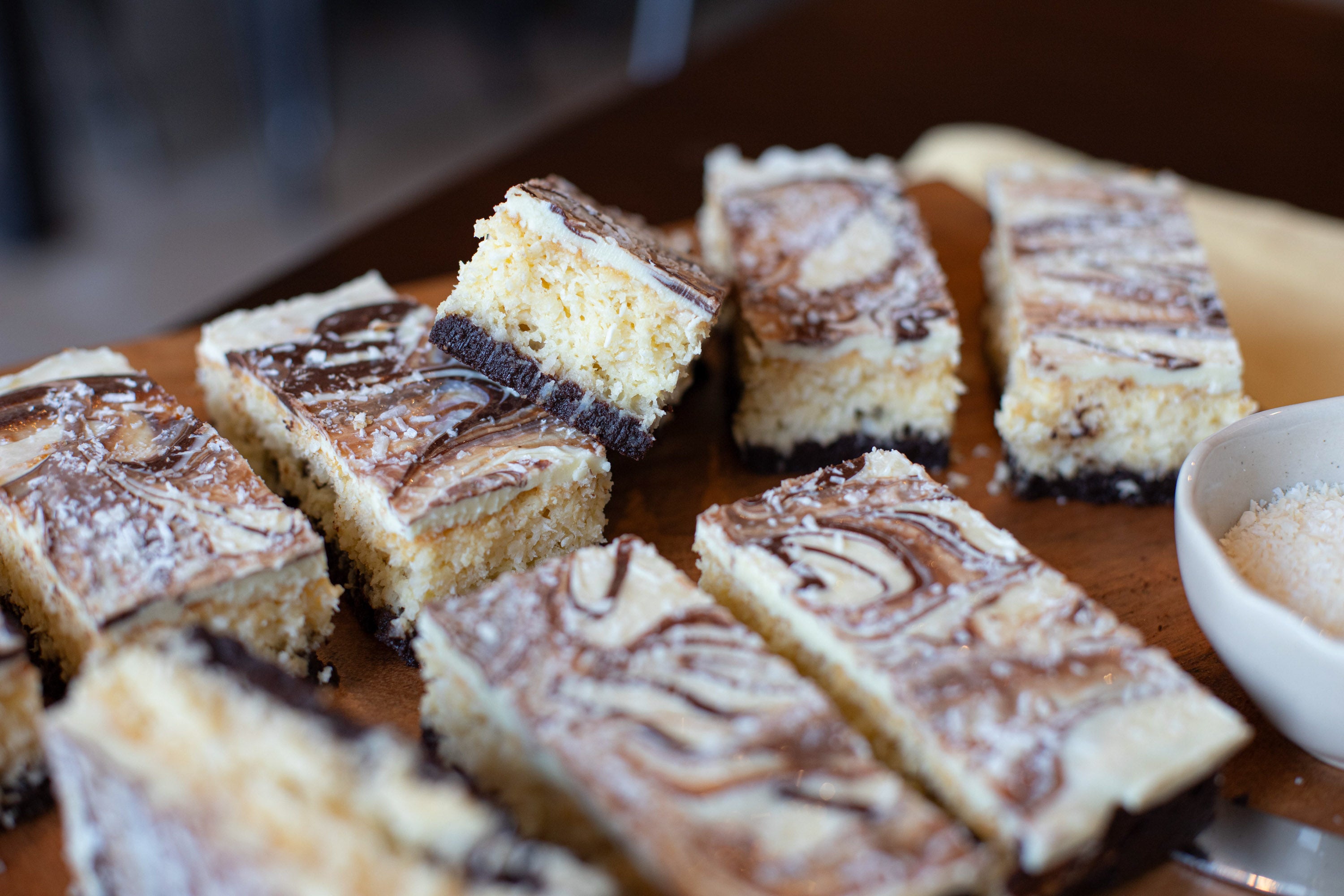 Coconut Cream Brownie