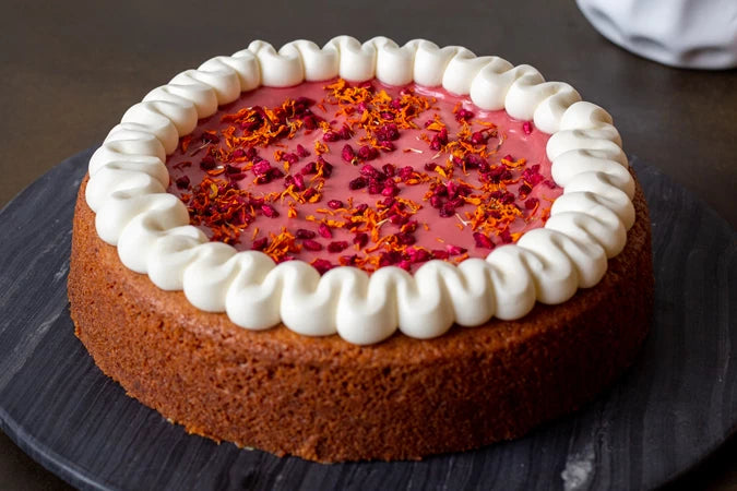 Orange, Polenta & Pomegranate