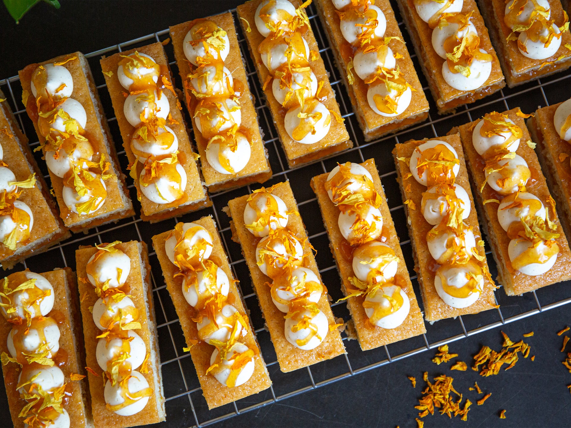 Peaches & Cream Traycake | Small Batch Bakes