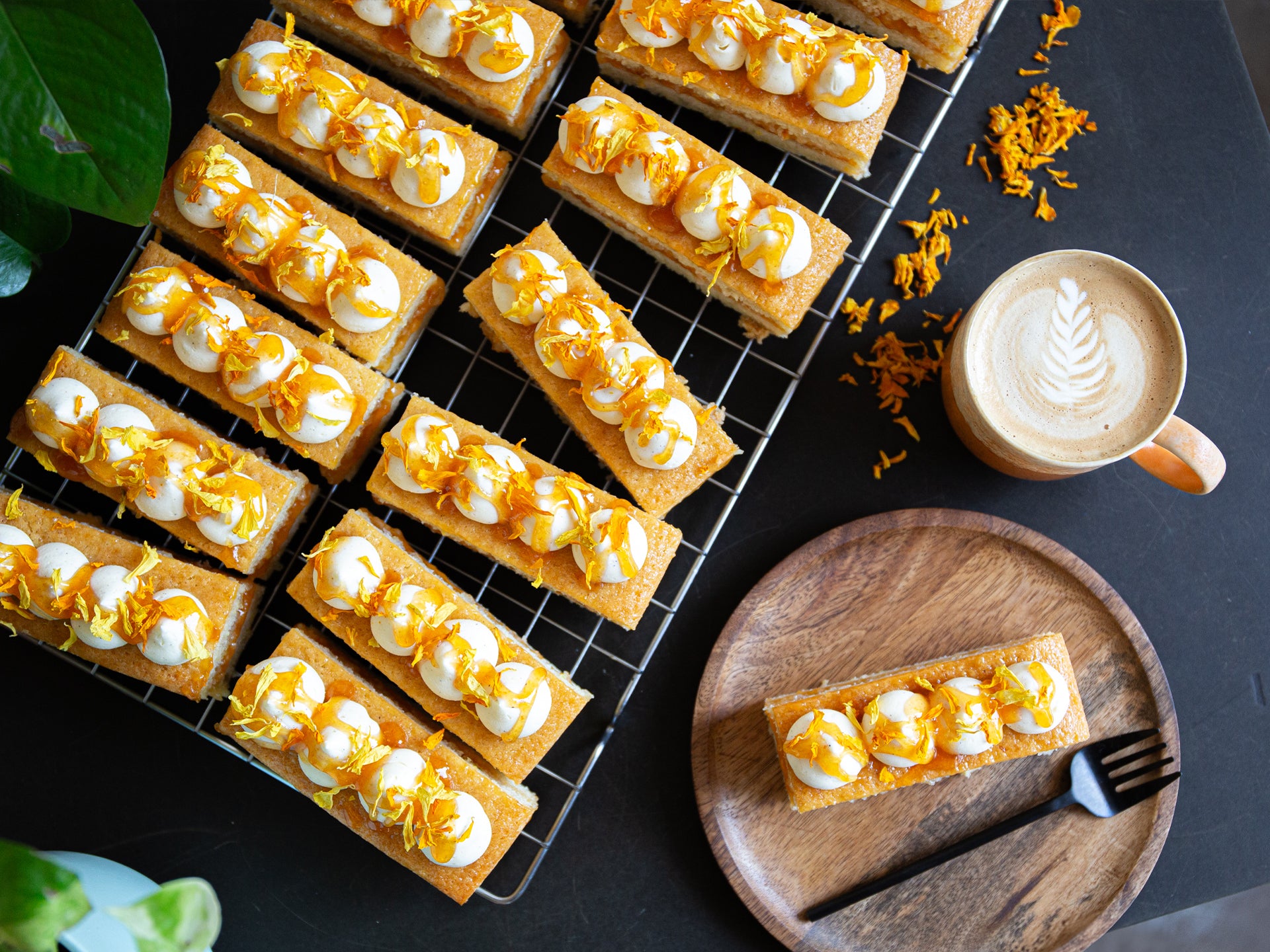 Peaches & Cream Traycake | Small Batch Bakes