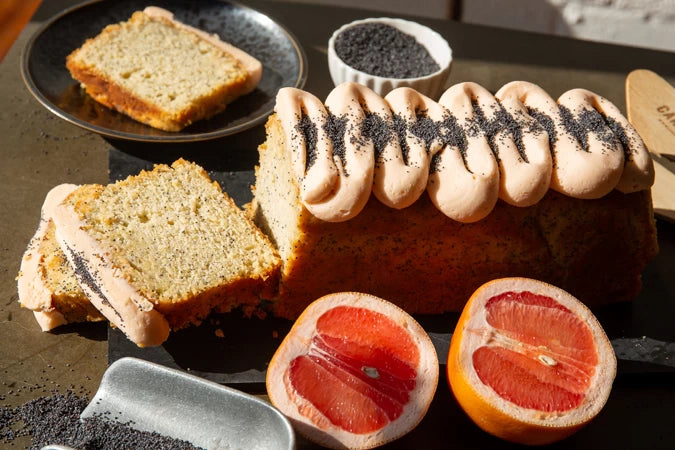 Pink Grapefruit & Poppy seed Loaf