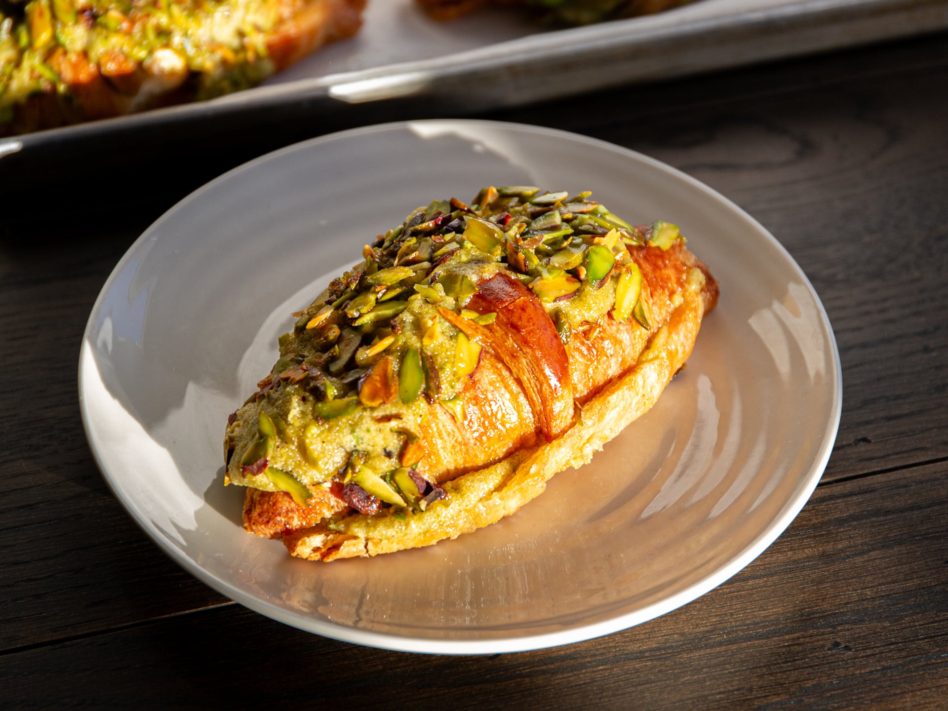 Pistachio Croissant Serving | Cakesmiths Pastries