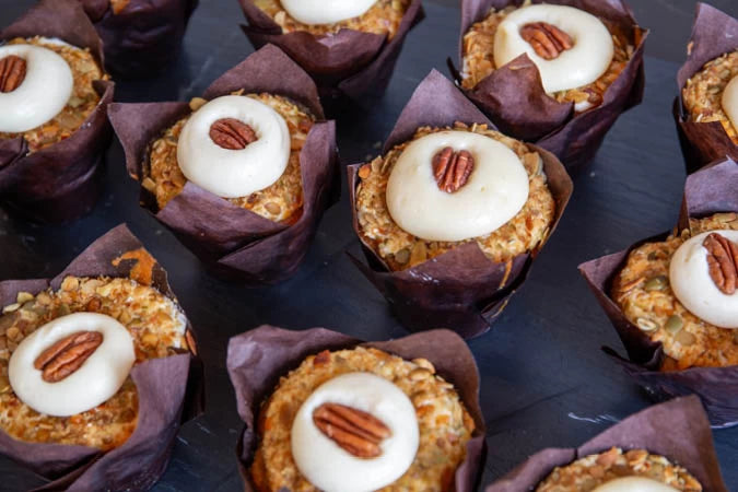 Chai Pumpkin Cheesecake Muffins