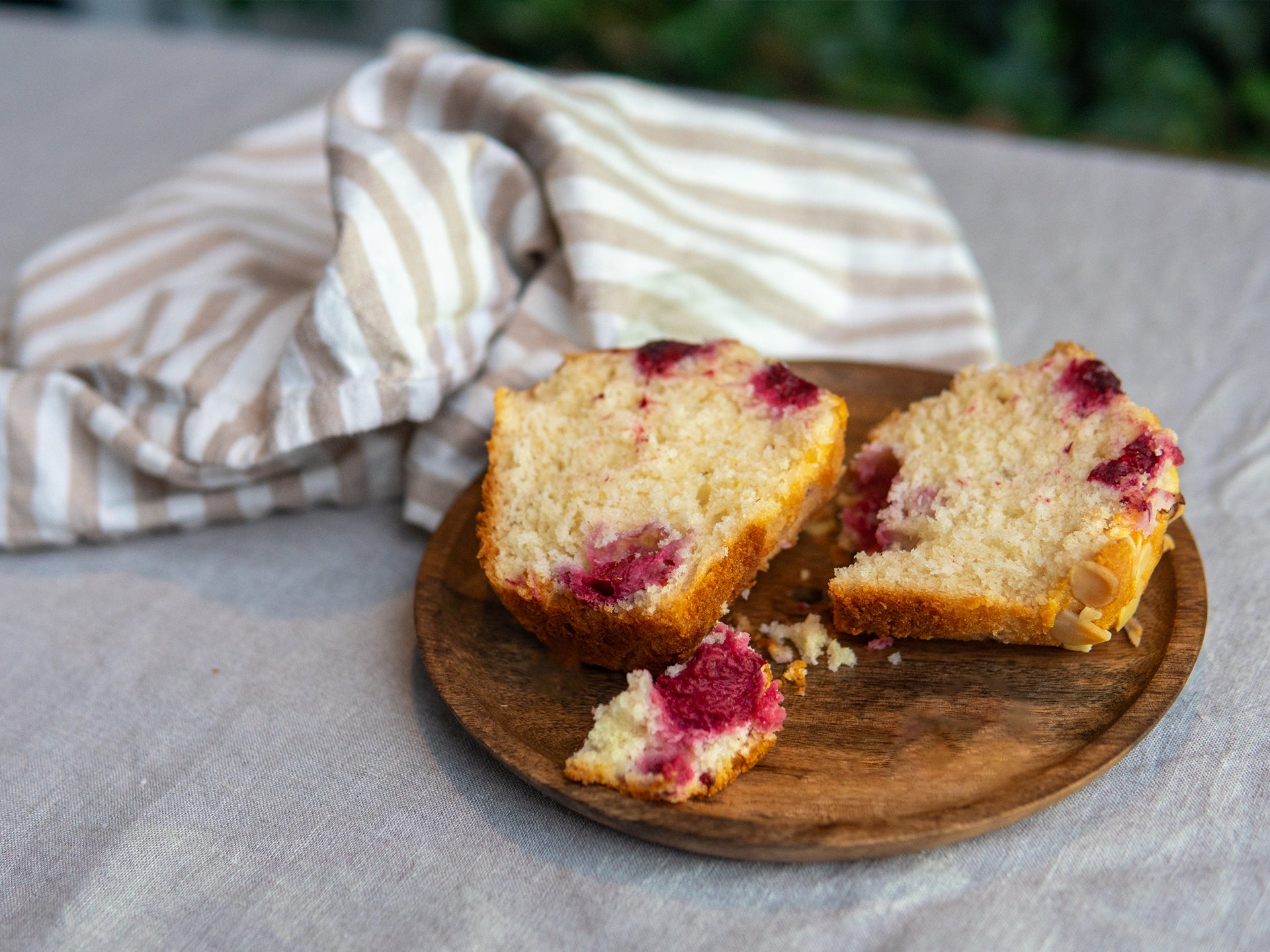 Raspberry & Almond Muffins | Cakesmiths Inside
