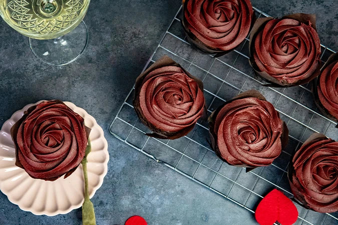Raspberry Marc de Champagne Muffins