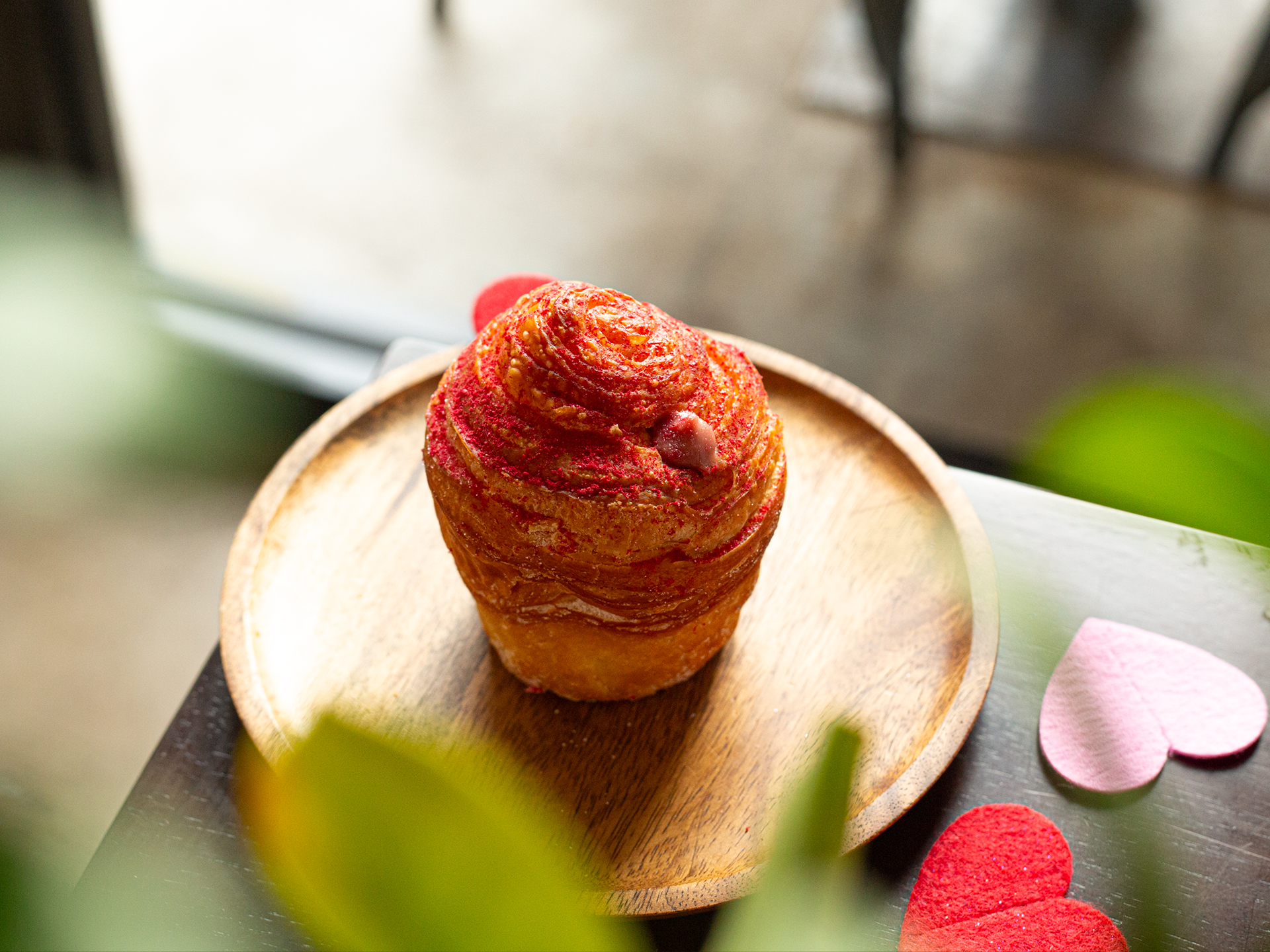 Raspberry Cruffin