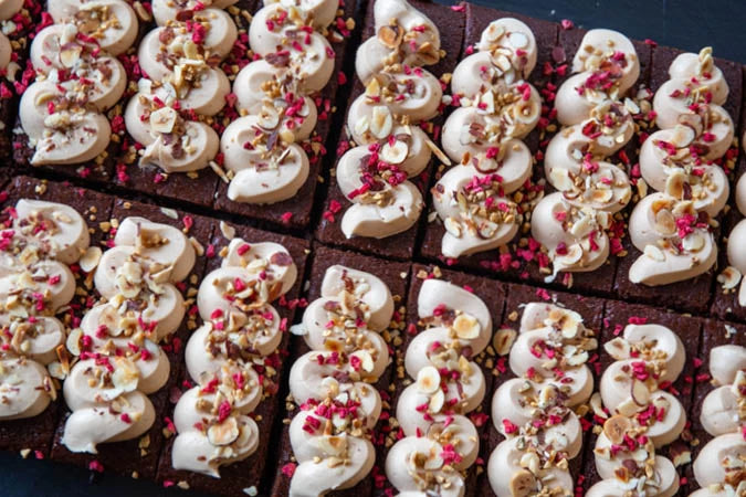 Raspberry, Chocolate & Hazelnut Praline 