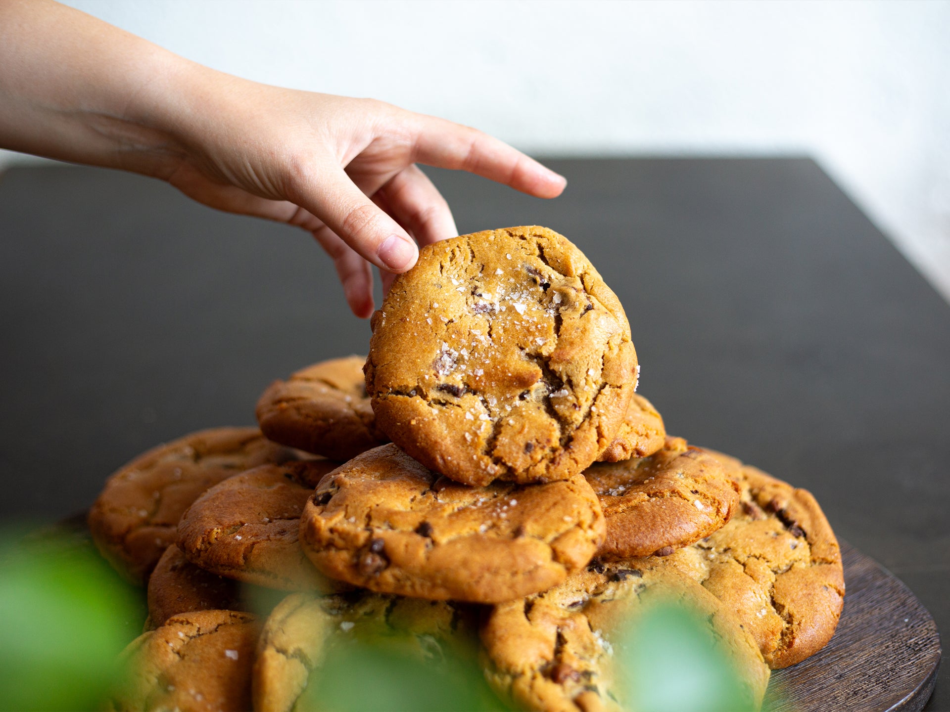 Pick up a salted chocolate chip cookie
