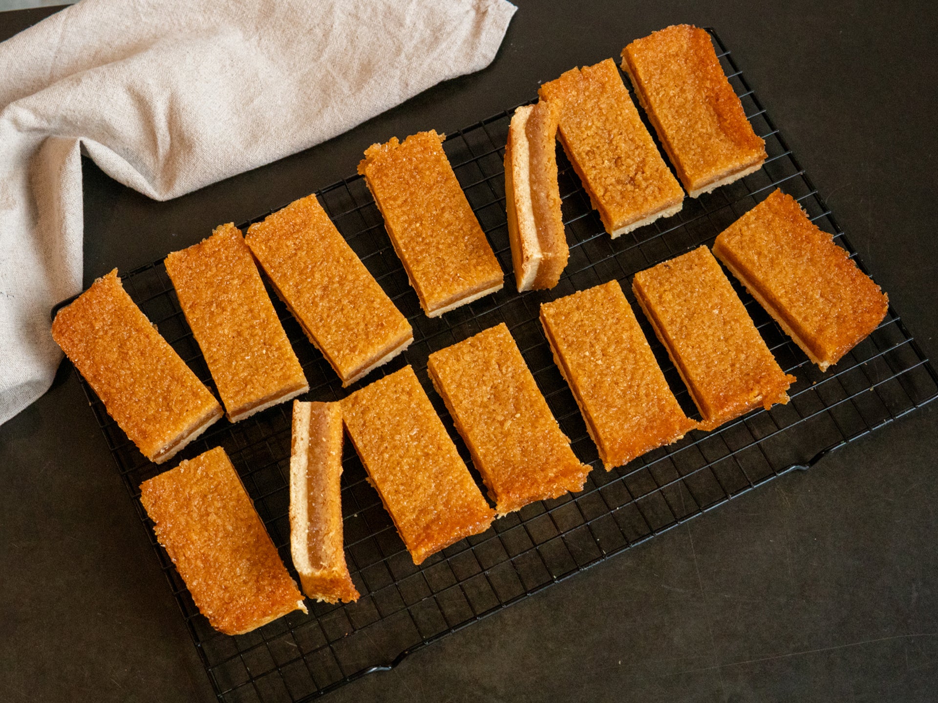 Our golden wholesale Sourdough Treacle Tart