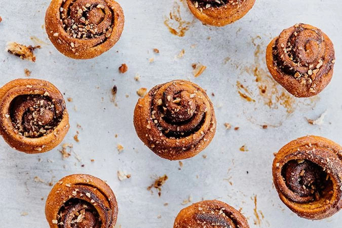 Pecan & Salted Toffee Scrolls