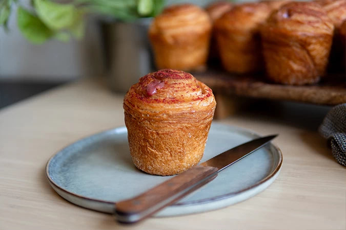 Strawberries & Cream Cruffin