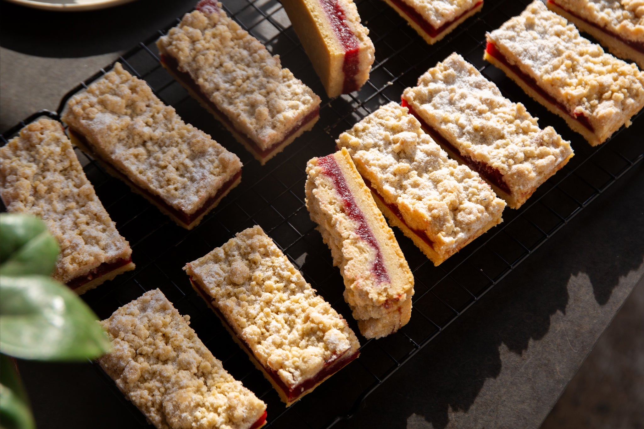Wholesale strawberry shortcake traybake made by Cakesmiths