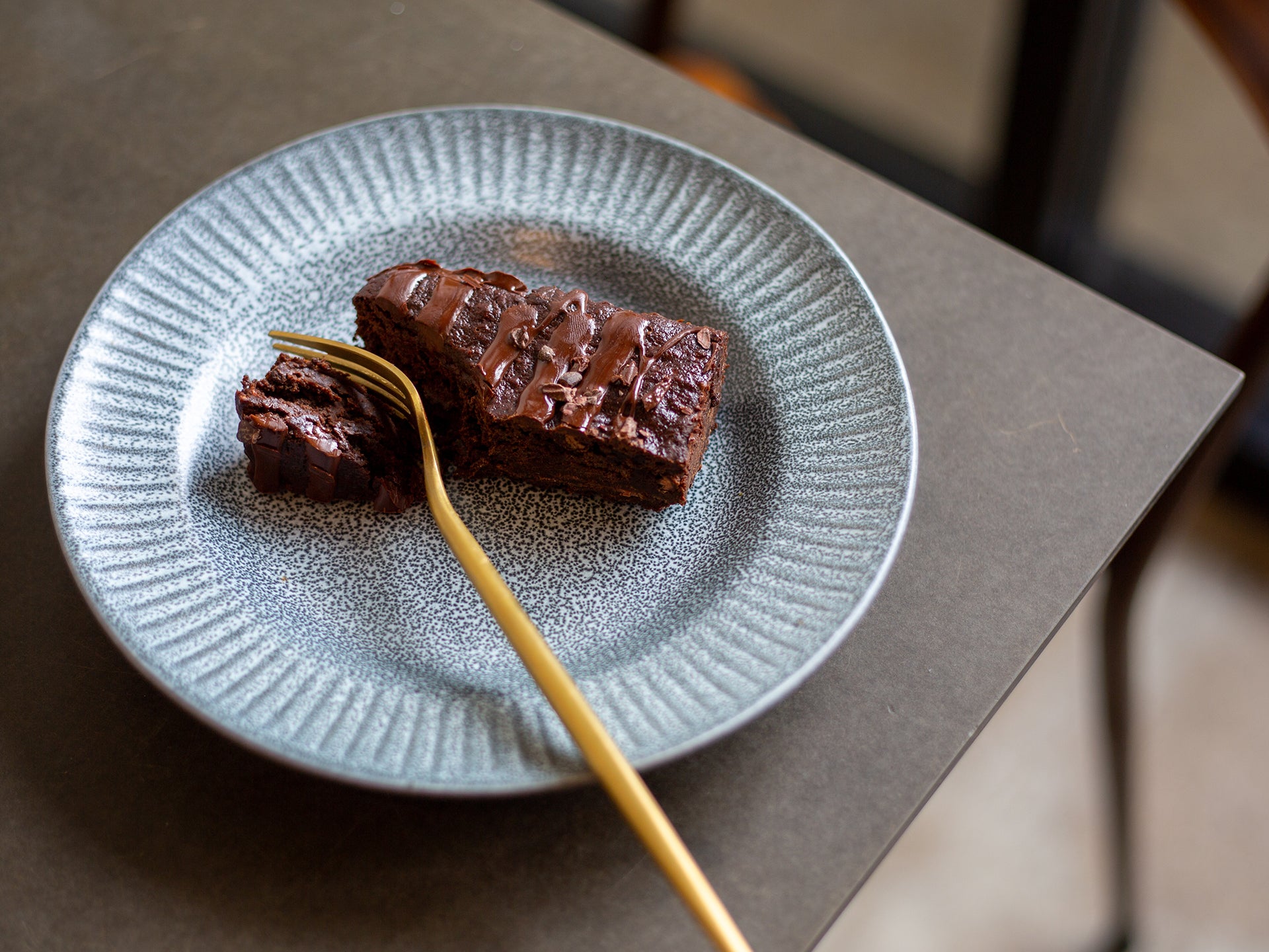 A serving of our Super Dark Brownie
