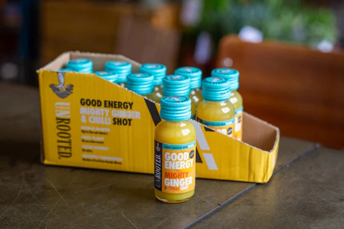 Unrooted Drinks ‚Äì Mighty Ginger 60ml shot