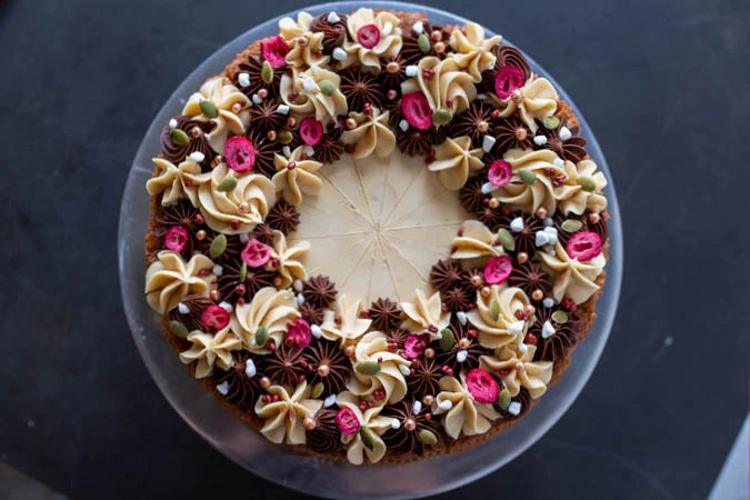 Winter Spiced Caramel Wreath