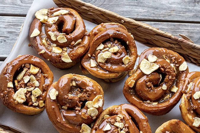 Banoffee Sticky Buns