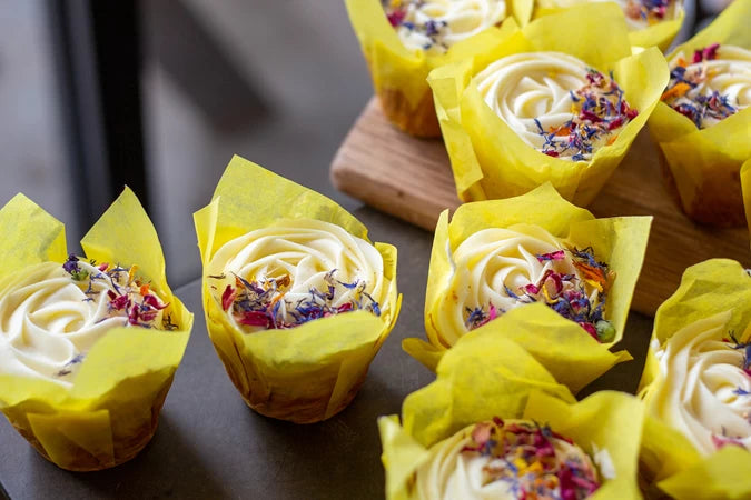 Lemon & Poppyseed Flowers