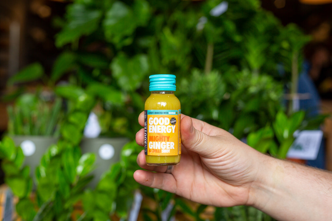 Mighty Ginger & Chilli shots from Unrooted, available from Cakesmiths