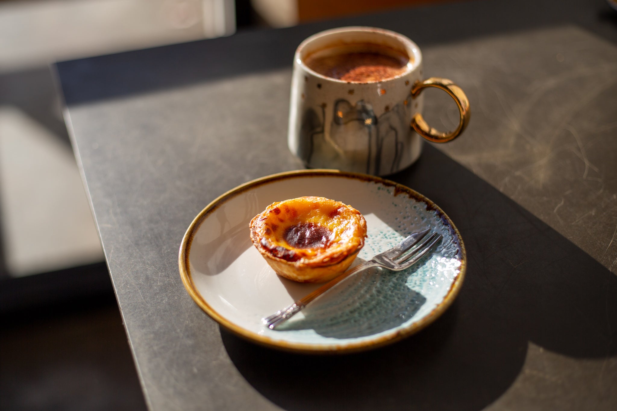 Try one of our traditional pastel de nata, made authentically in Lisbon
