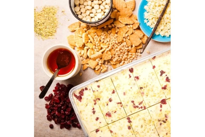 White Chocolate & Cranberry Tiffin