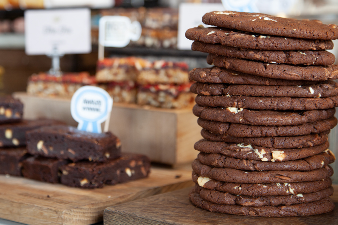 Wholesale Triple Chocolate Cookis in a coffee shop